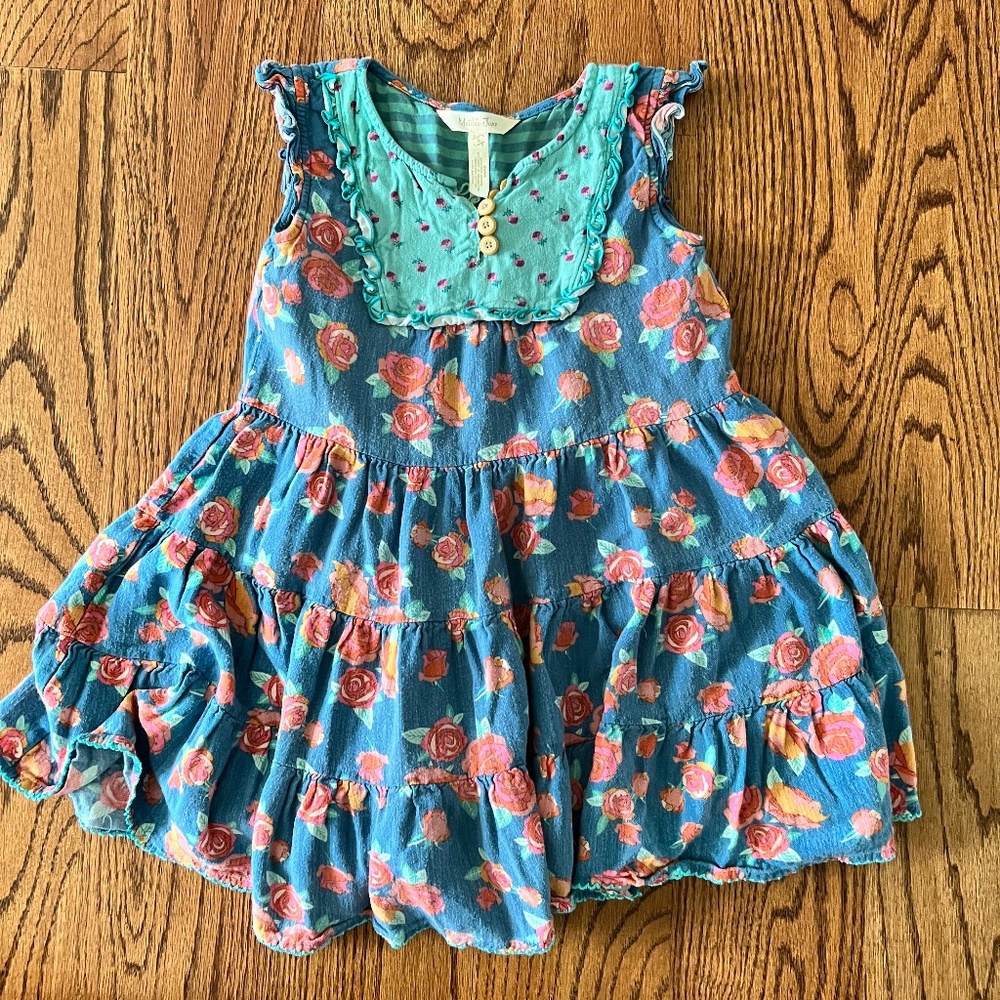 FINAL SALE! Matilda Jane sleeveless dress or tunic, size 6, great condition!